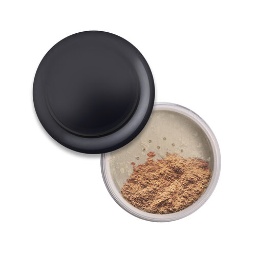 Set,Of,Face,Powder,For,Make,Up,Isolated,On,White.